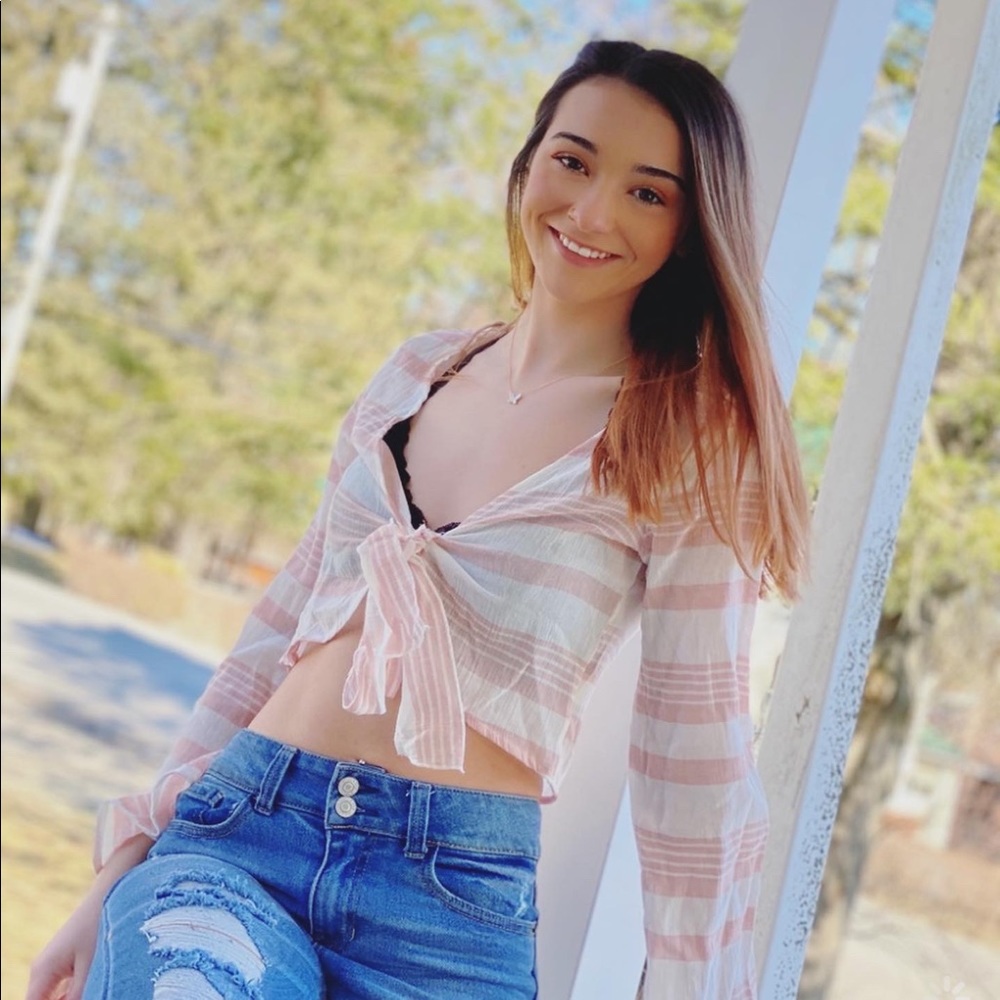 Pink Ivory Top